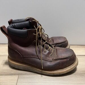 Red Wing Irish Setter Men's 6" Ashby Aluminum Toe Work Boot Brown 83606 Size 11D